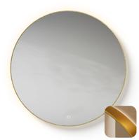 Looox Mirror Collection Spiegel 100 cm Brushed Brass - thumbnail