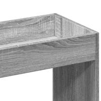 Hoge kast 92x33x180 cm bewerkt hout grijs sonoma eikenkleurig - thumbnail
