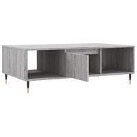 Salontafel 104x60x35 cm bewerkt hout grijs sonoma - thumbnail