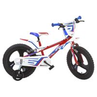 Dino Bikes Dino jongensfiets r1 16 inch rood/blauw - thumbnail