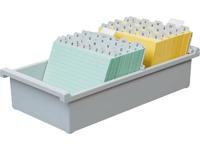 HAN 954-0-11 954-0-11 Kaartenbak Lichtgrijs Aantal kaarten (max.): 1.300 kaarten DIN A4 liggend - thumbnail