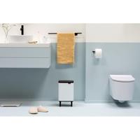 Brabantia Bo hi afvalemmer 7 liter met kunststof binnenemmer white - thumbnail