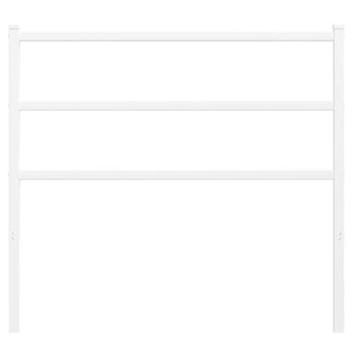 Hoofdbord 107 cm metaal wit Hoofdbord 107 cm metaal wit