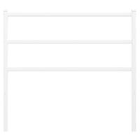 Hoofdbord 107 cm metaal wit - thumbnail