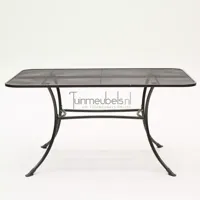 Tuintafel Licht strekmetaal Grijs 145x90 cm van Sow Shin Europe - thumbnail