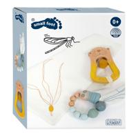 Small Foot Knuffeldoekje Zeekust met Rammelaar en Grijpring, 3dlg. - thumbnail