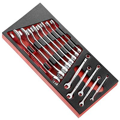 Facom Module van foam met 13 ringsteeksleutels in inches - MODM.440-4