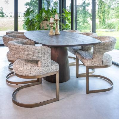 Richmond Deens Ovale Eettafel 'Alix' Mangohout, 230 x 120cm Richmond Deens Ovale Eettafel 'Alix' Mangohout, 230 x 120cm