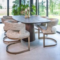 Richmond Deens Ovale Eettafel 'Alix' Mangohout, 230 x 120cm - thumbnail