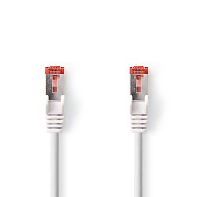 CAT6 S/FTP-Netwerkkabel | RJ45 Male - RJ45 Male | 20 m | Wit