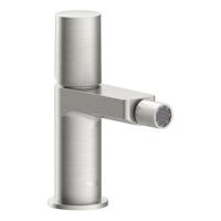 Bidetmengkraan Tres Project 1-Knop Uitloop Recht 8,5 cm Rond RVS Tres - thumbnail