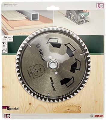 Bosch Accessoires Cirkelzaagblad Special 190X2X20/16,T54 - 2609256891 Bosch Accessoires Cirkelzaagblad Special 190X2X20/16,T54 - 2609256891
