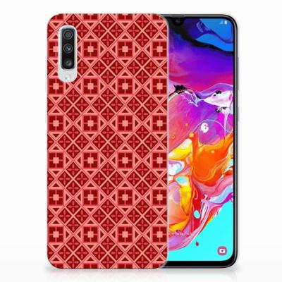 Samsung Galaxy A70 | TPU bumper | Batik Rood