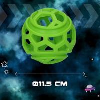 Dog Comets Titan - Treat hider - Hondenspeelgoed - Traktatiebal - Rubber - Ø11.5 cm - Groen - thumbnail
