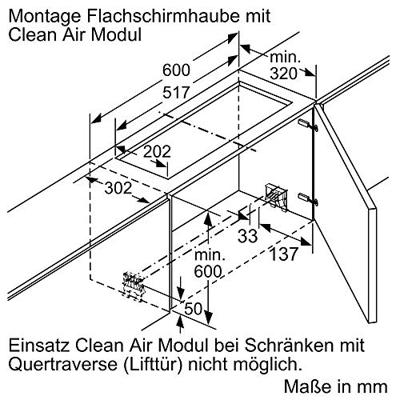Bosch DWZ1IT1D1 Afzuigkap accessoire - thumbnail