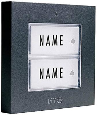 m-e modern-electronics 41273 Zender voor Draadloze deurbel Met naambord
