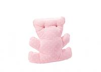 Gamberritos decoratiekussen teddybeer 23 x 24 cm roze - thumbnail