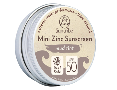 Suntribe Zonnebrandcrème - gezicht & sport - spf 50 - mud tint - 15 gr