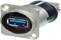Neutrik NAUSB3 USB A-B/B-A verloop chassisdeel - thumbnail
