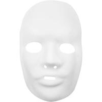 Creativ Company Kunststof masker wit, 24x25,5cm - thumbnail