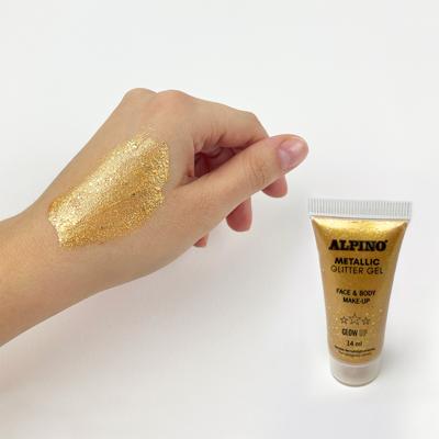 Make-up voor Kinderen Alpino Gel Purpurine Gouden - thumbnail