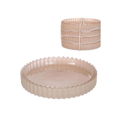 Glazen schaaltjes crème set a 4 Ø10cm