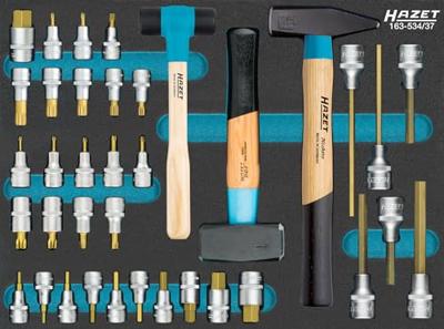 HAZET Dopsleutelbitset 163-534/37 - 37-delig - 4 - 22 - M5 - M18 - T20- T60 HAZET Dopsleutelbitset 163-534/37 - 37-delig - 4 - 22 - M5 - M18 - T20- T60