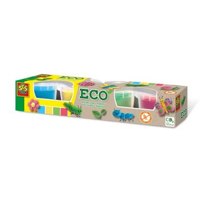 SES Creative Ses eco klei - 4 kleipotjes SES Creative Ses eco klei - 4 kleipotjes