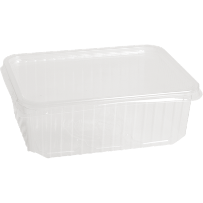 Bak | PP | 500ml | incl. Deksel | kilobak | 183x134x35mm | transparant | 150 stuks