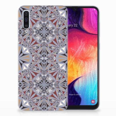 Samsung Galaxy A50 | TPU | Siliconen hoesje | Flower Tiles