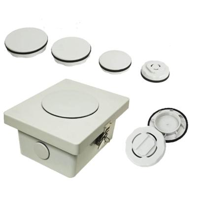 Hammond Electronics Gatenplug Polycarbonaat Lichtgrijs (Ø x h) 28 mm x 12 mm 1 stuk(s)