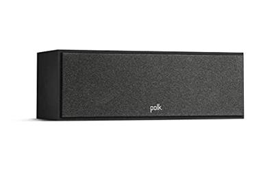 Polk Audio Monitor XT30 Hoge Resolutie Center Channel Luidspreker, Center Speaker met Hi-Res Gecertificeerde Prestaties, Dolby Atmos-gecertificeerd en DTS:X-compatibel - Zwart