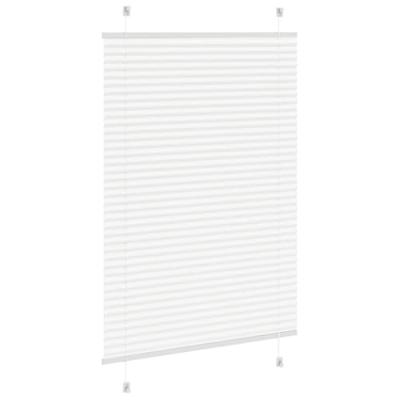 Pliss rolgordijn 85x150 cm stofbreedte 84,4 cm polyester wit - thumbnail