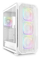 Sharkoon ak5m rgb midi tower behuizing (wit | 2x usb-a | 1x usb-c | rgb | tempered glass) - thumbnail
