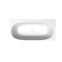 Half Vrijstaand Ligbad Riho Phatos Corner 170x80x57 cm Links Incl. Pop Up Waste, Sifon en Afvoer Mat Wit - thumbnail