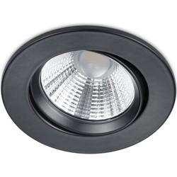 Trio Led inbouwspotPamir Round 5,5w - 3000K - 8,5cm zwart - 650510132