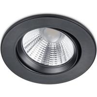 Trio Led inbouwspotPamir Round 5,5w - 3000K - 8,5cm zwart - 650510132 - thumbnail