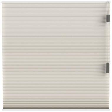 Fenstr plisségordijn Montreal dubbel 25mm lichtdoorlatend - crème (25006)