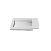 Fontein Inbouw EH Design Tolmezzo Solid Surface 400x220x100 mm - thumbnail