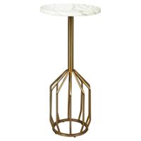 Dutchbone Bijzettafel 'Salerno' Marmer, 56cm hoog - thumbnail