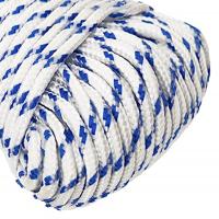 VidaXL Boot touw 3 mm 25 m polypropyleen wit - thumbnail