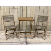 Melon balkonset opklapbaar taupe Eurofleur Aanbieding - Eurofleur aanbieding - thumbnail