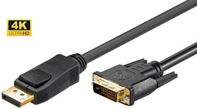 DisplayPort - DVI 24+1 M-M 2 m zwart videokabel-adapter