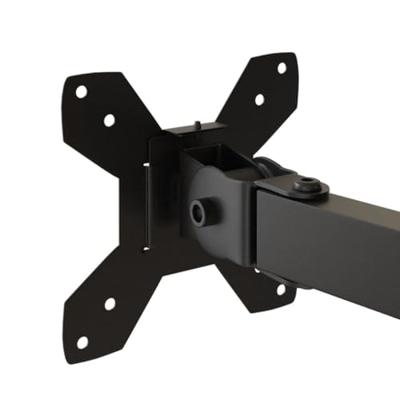 VidaXL Monitorstandaard dubbel vesa 75/100 mm staal zwart VidaXL Monitorstandaard dubbel vesa 75/100 mm staal zwart