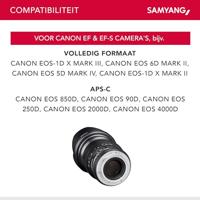 Samyang 35mm T1.5 ED AS UMC II Canon VDSLR - thumbnail