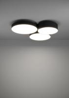 Eglo Led plafonnière Barbano-Z 3-lichts - zwart 900853 - thumbnail