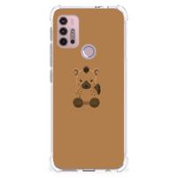 Motorola Moto G30 | G20 | G10 Stevig | Bumper Hoesje | Baby Hyena - thumbnail