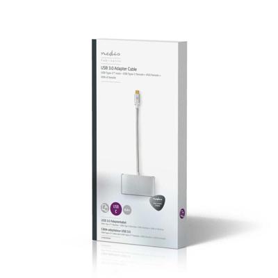 Nedis USB Multi-Port Adapter | USB 3.1 | 1 stuks - CCTB64760AL02 CCTB64760AL02 Nedis USB Multi-Port Adapter | USB 3.1 | 1 stuks - CCTB64760AL02 CCTB64760AL02