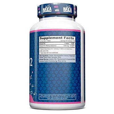 Methyl-B12 200mcg Haya Labs 100tabl - thumbnail