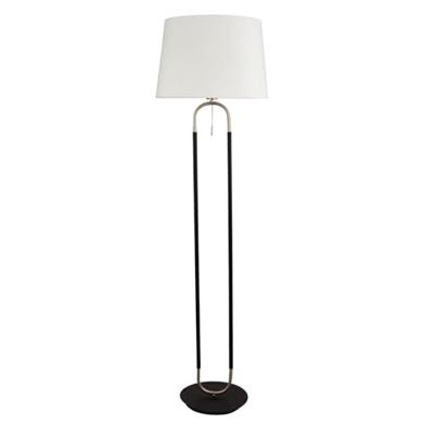 Searchlight VloerlampJazz 161cm zwart met creme - EU41432SS